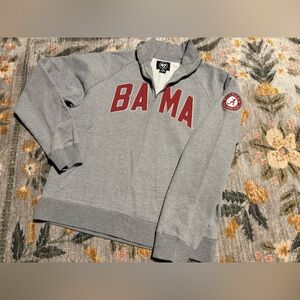 Alabama Crimson Tide Gray Sweater Large Bama
